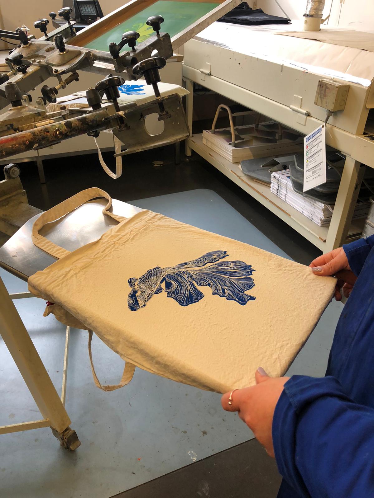 Finished Be Brave print series arranged together