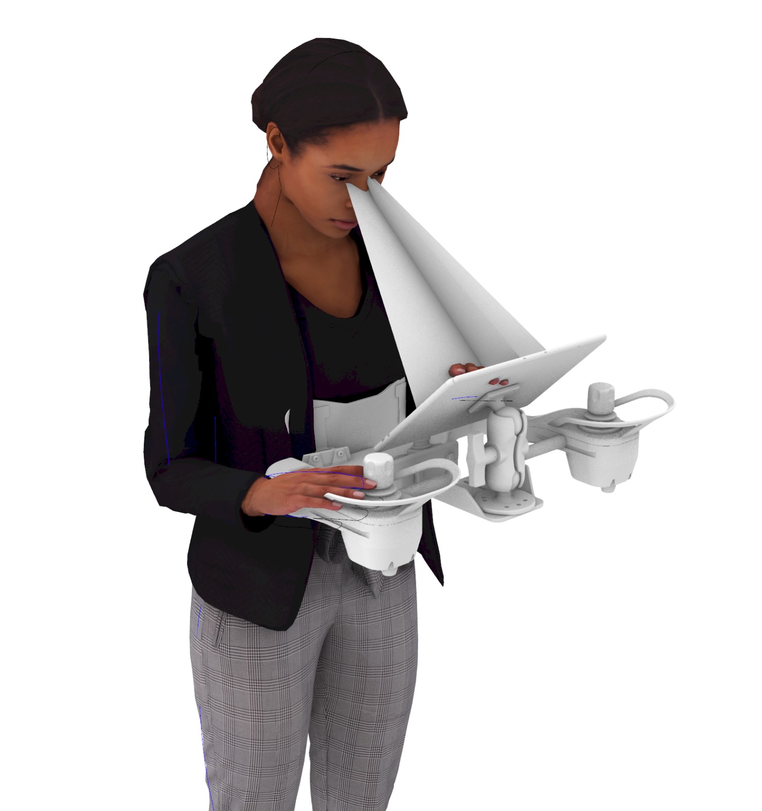 Early concept sketch for the HBC remote control housing