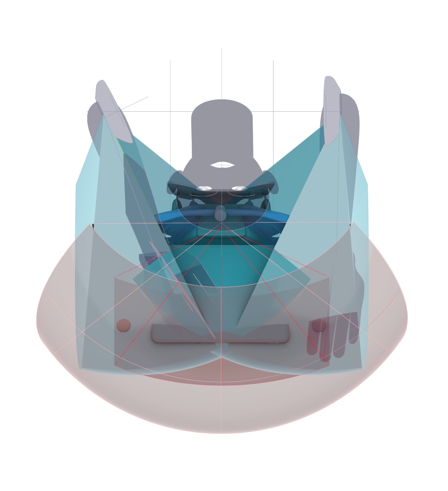 Rendered concept study of the HBC remote control interface