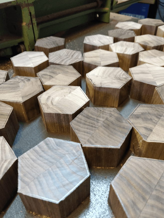 Prototype tower assembled from alternating kit modules