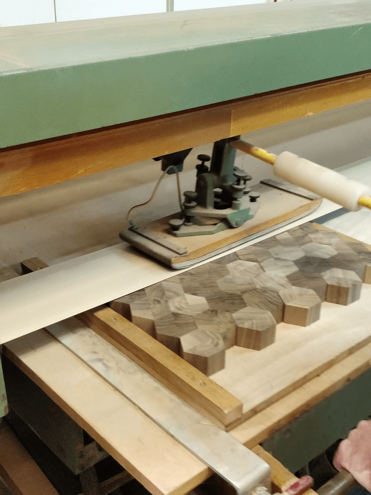 Hexagon parts shown in a partially assembled configuration