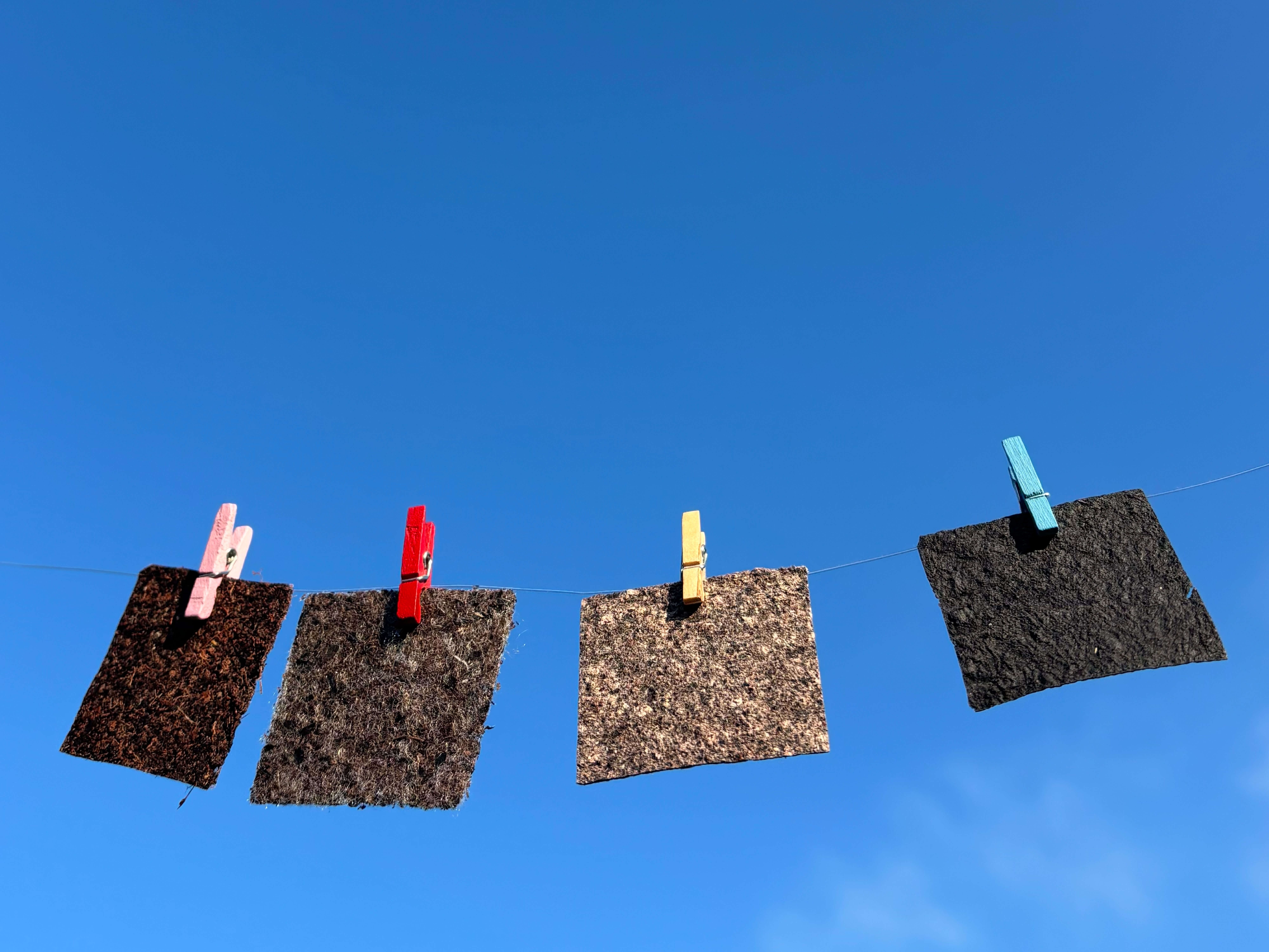 Tresterpapier-Prototyp, Ansicht 2