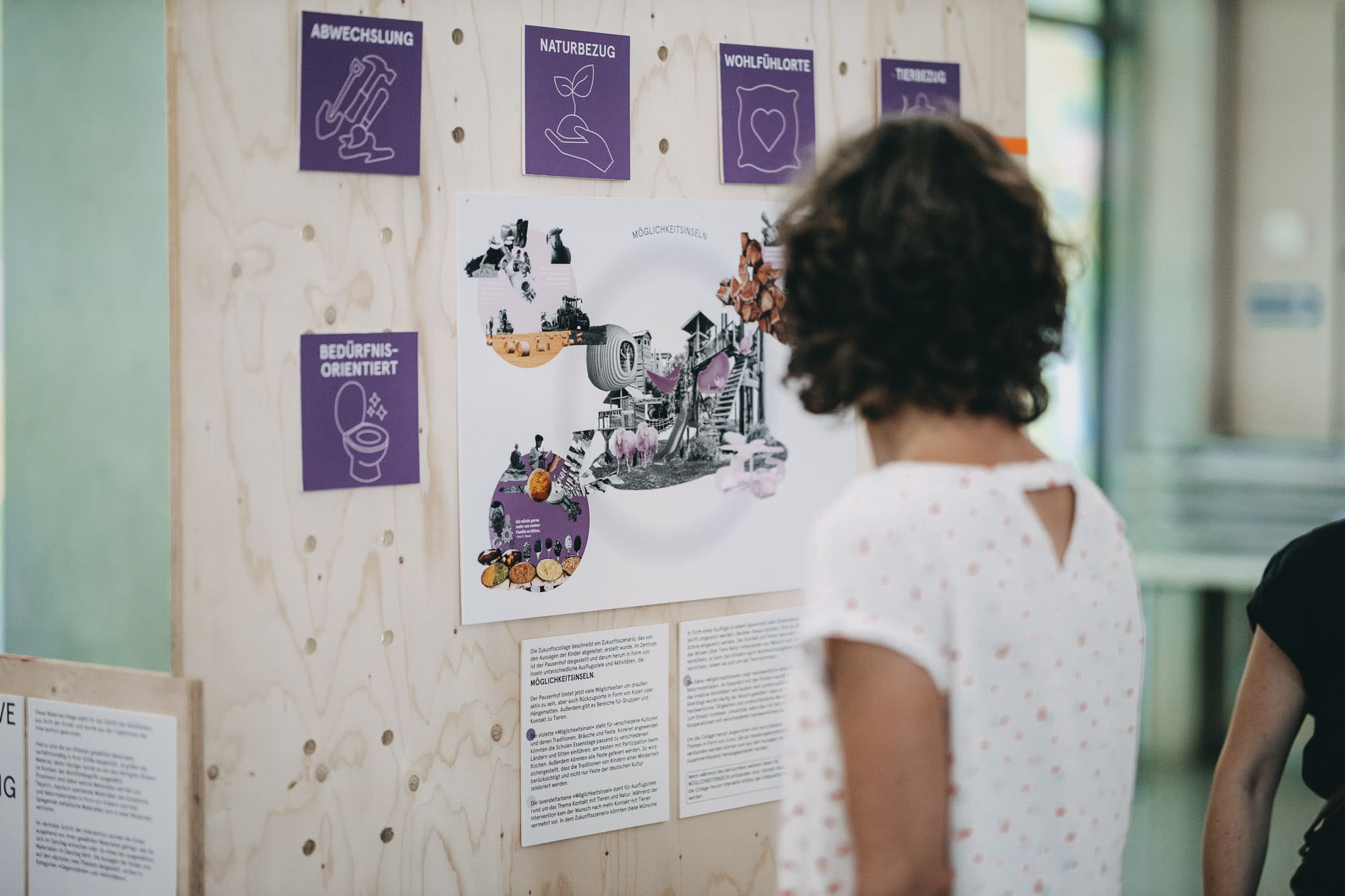 Additional exhibition documentation panel