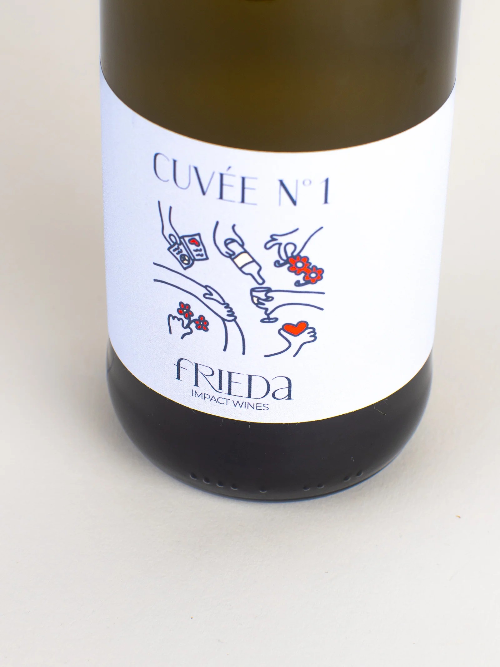 Frieda bottle label detail one