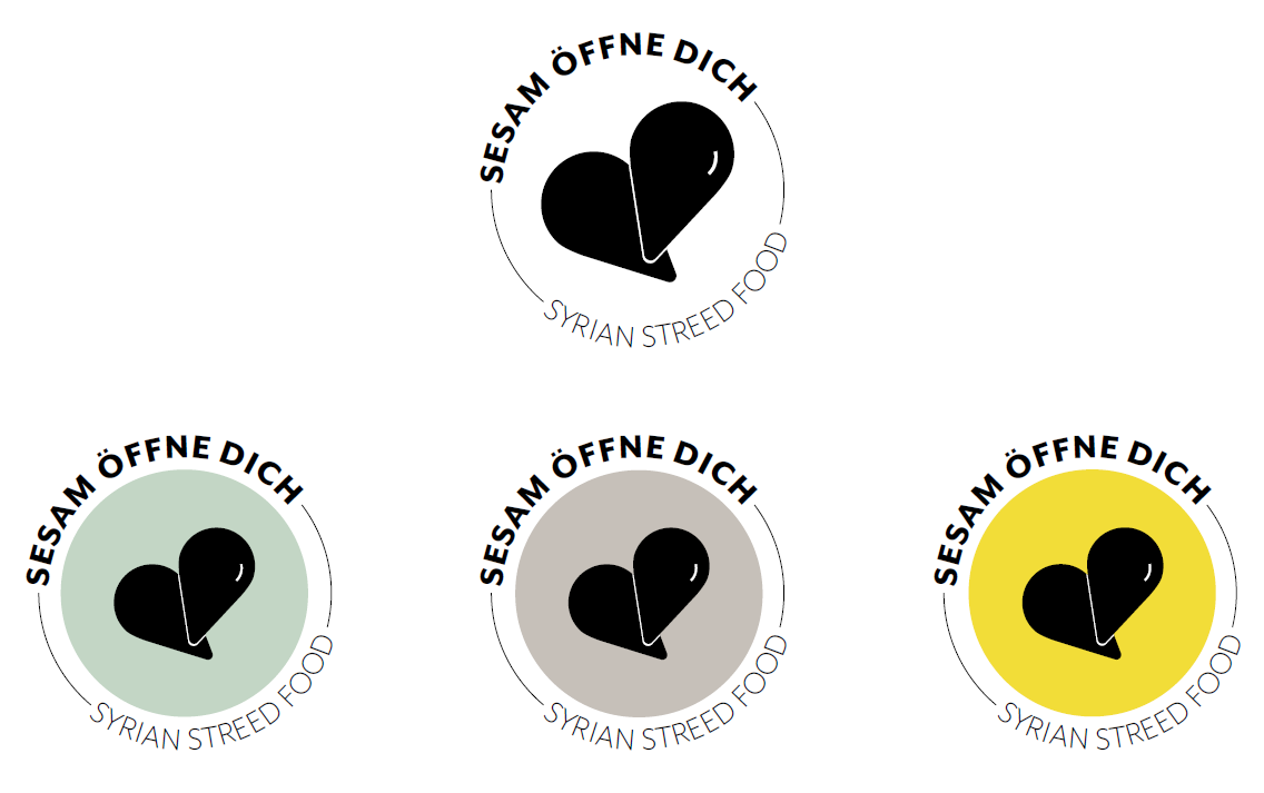 Sesam Öffne Dich menu and signage