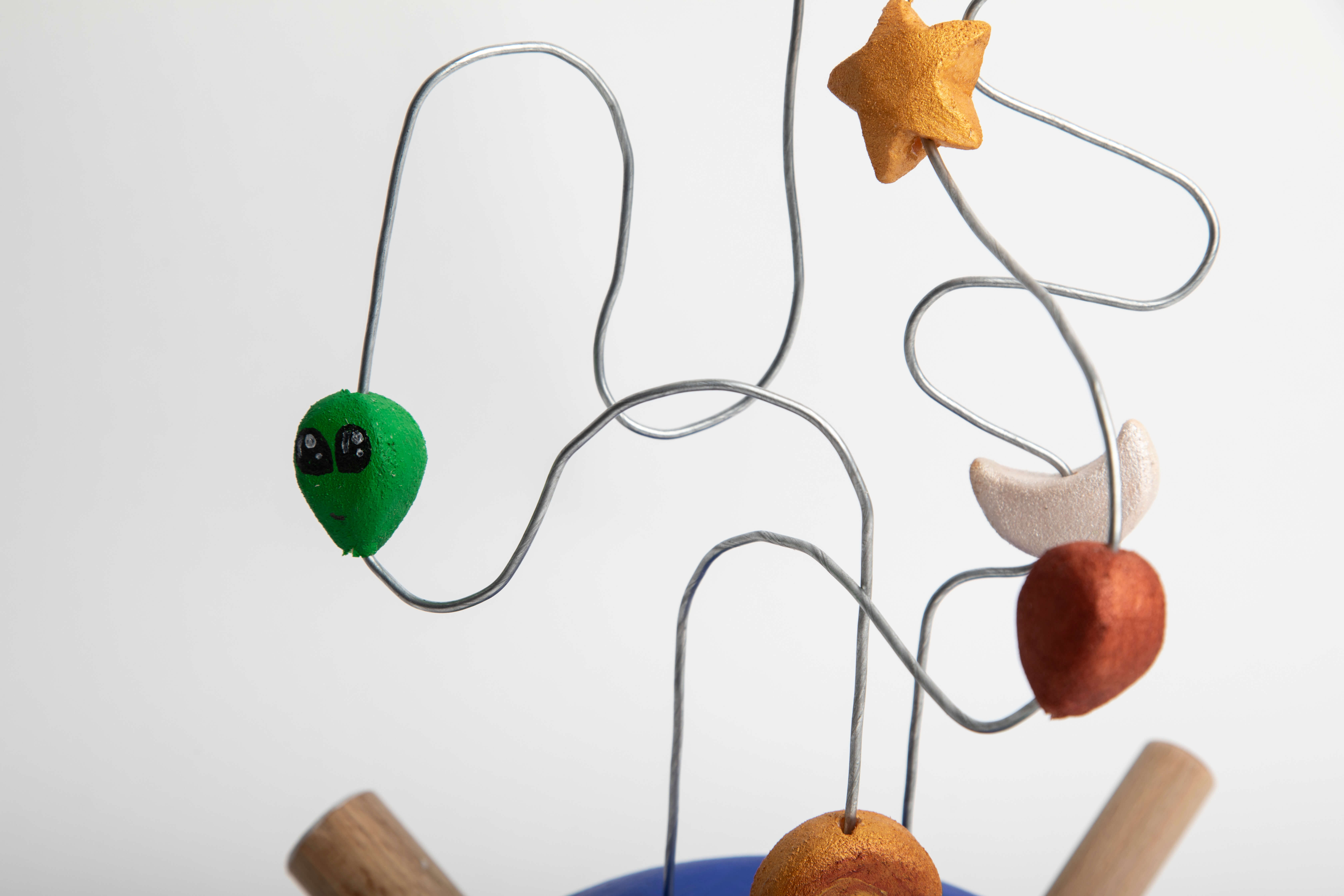 Workshop process image of the rocket toy in production