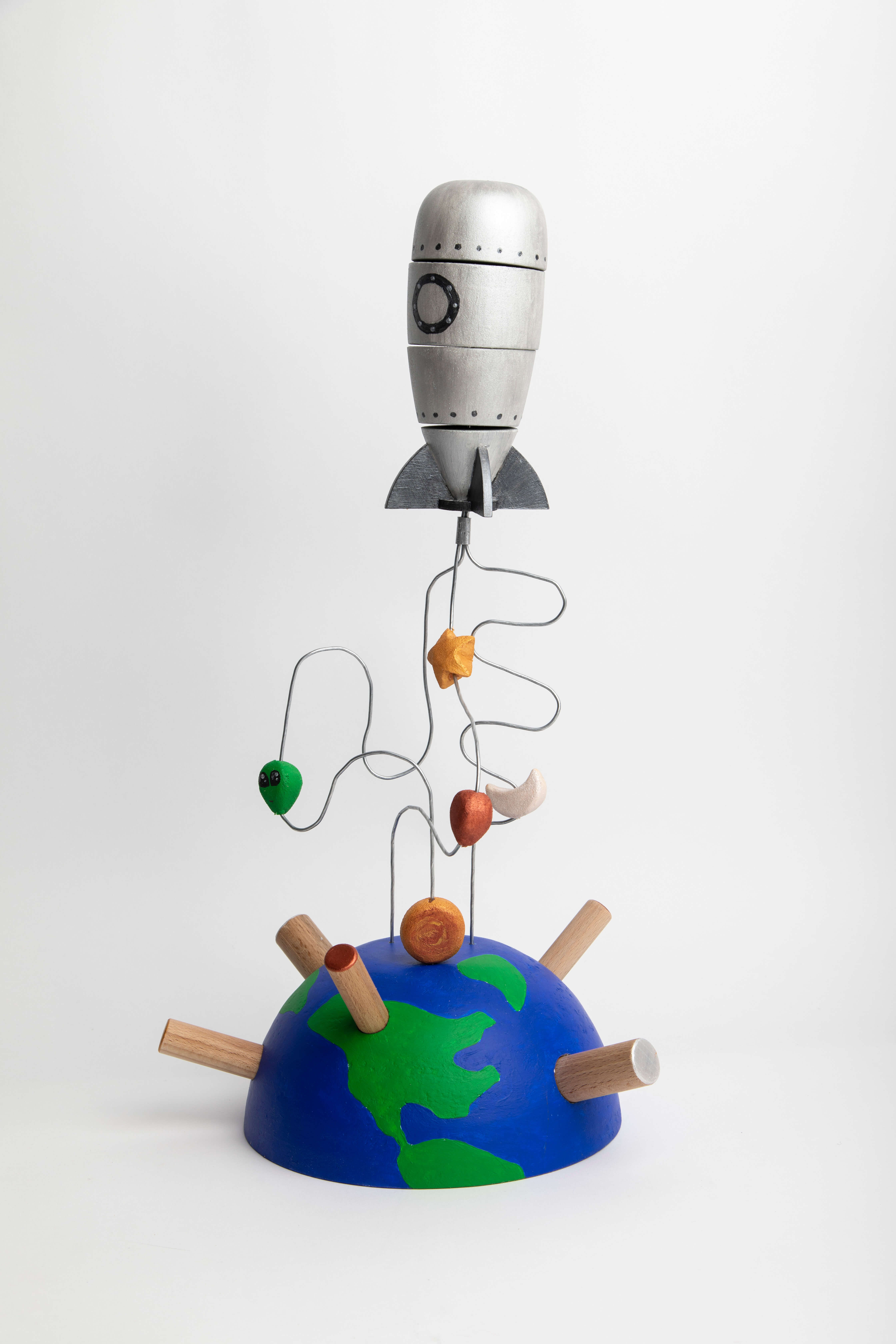 Completed Rocky Rocket toy shown as final hero image