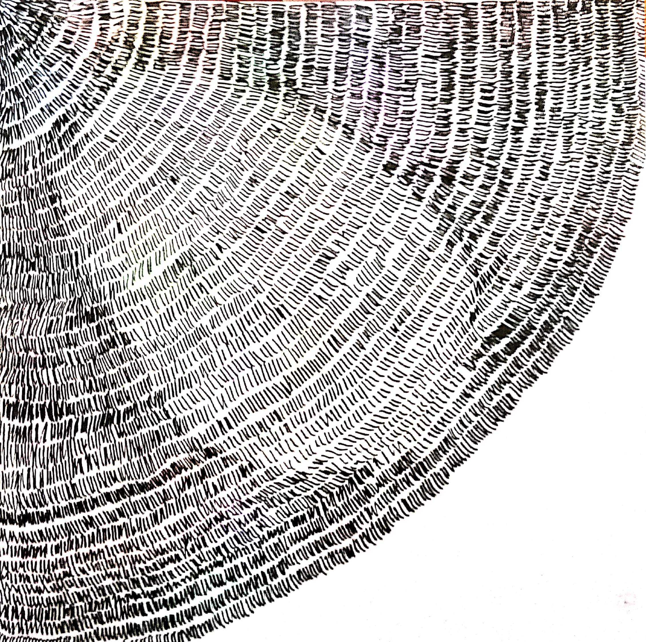 Concept drawing with bold outlines and shading