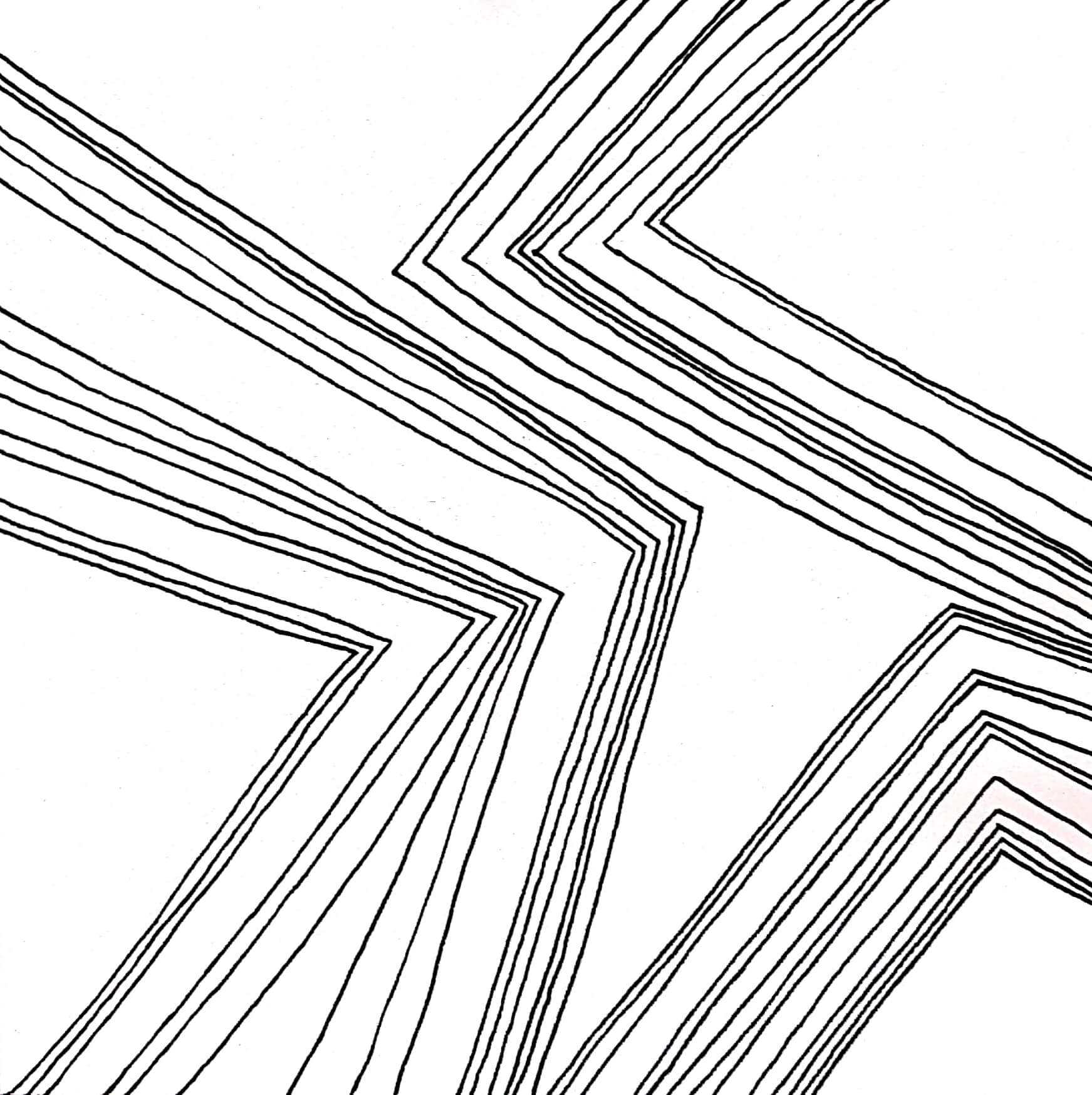 Product sketch sheet with grey marker shading