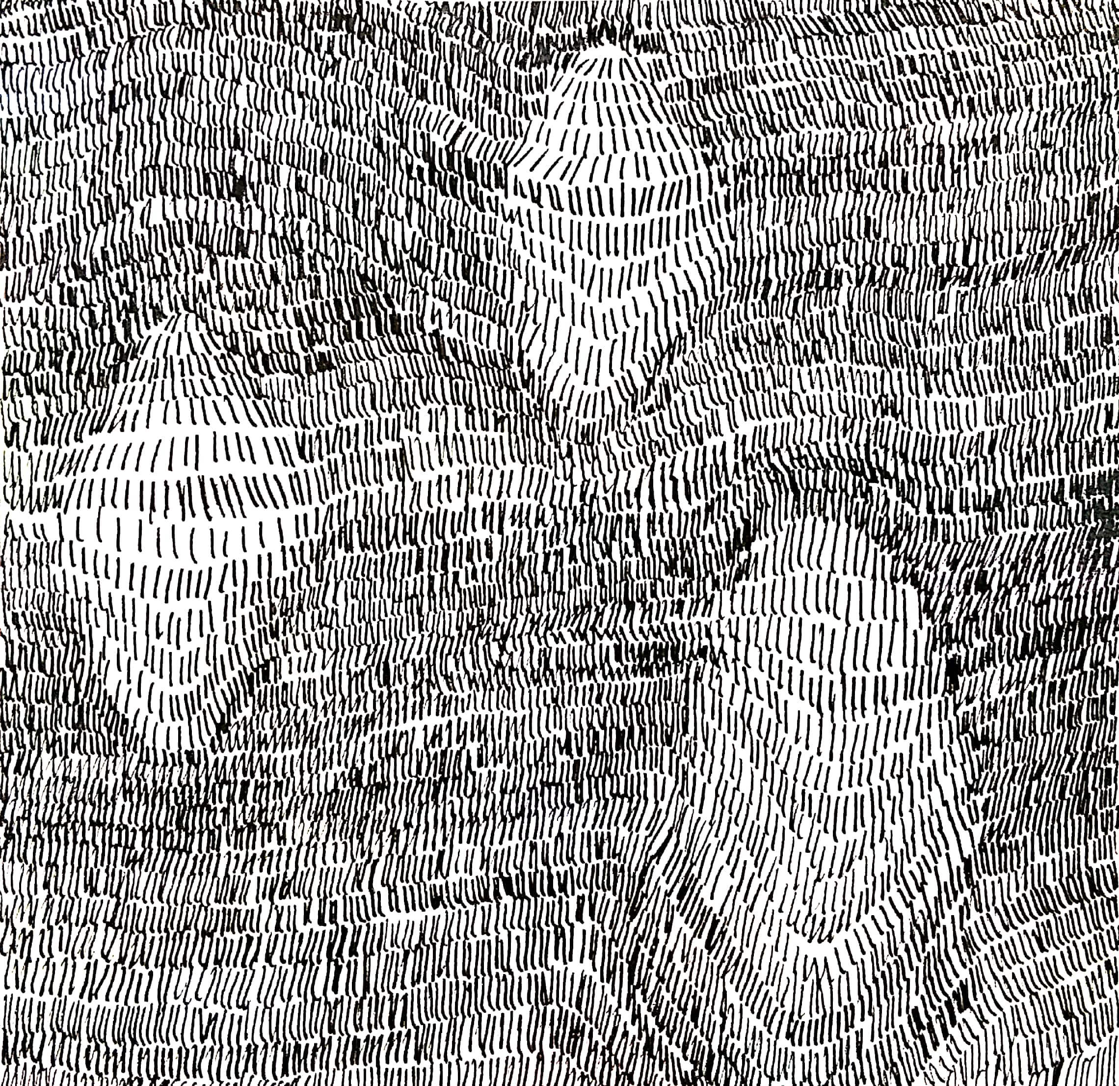 Industrial design sketch with perspective construction lines