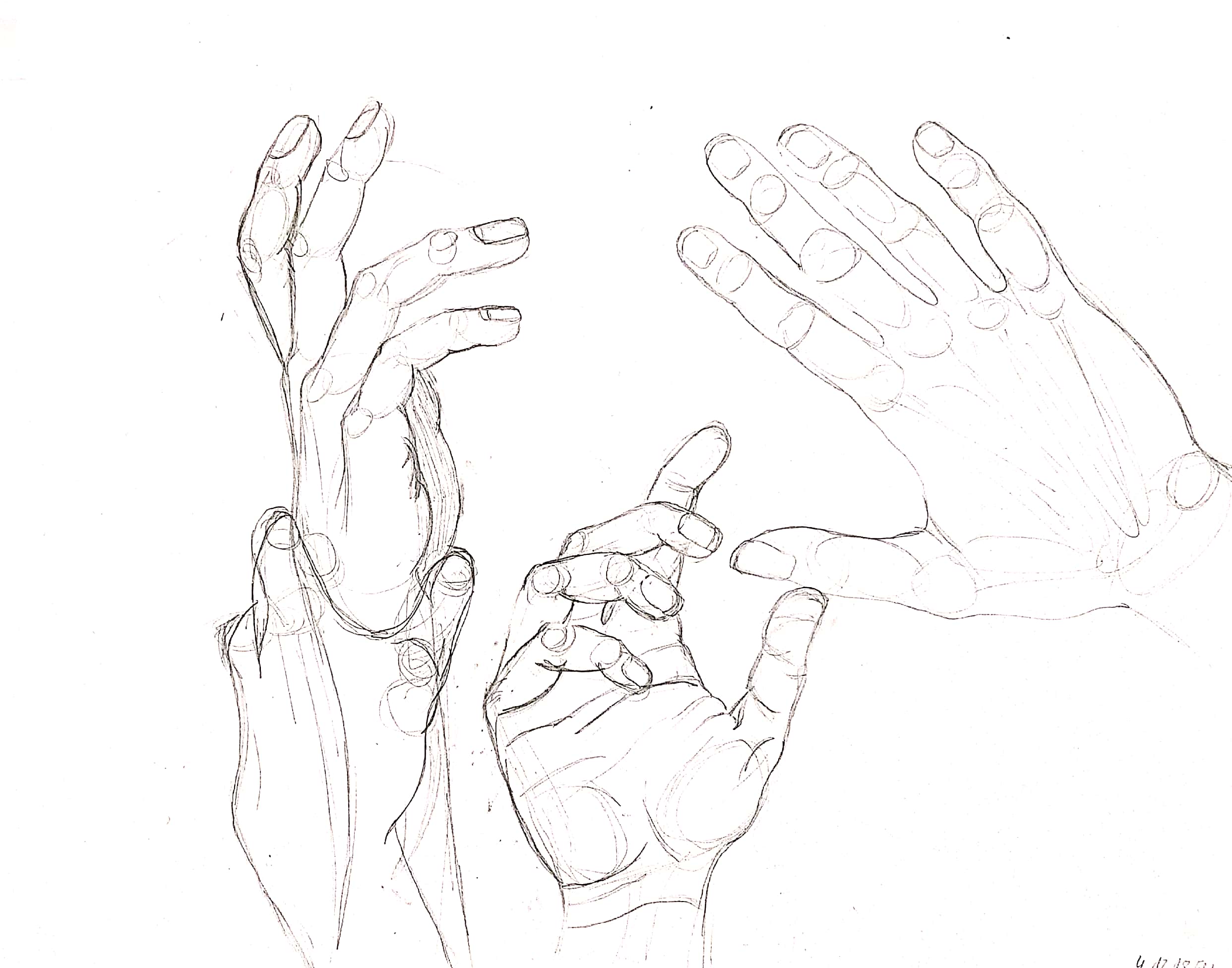 Marker rendering of a technical object study