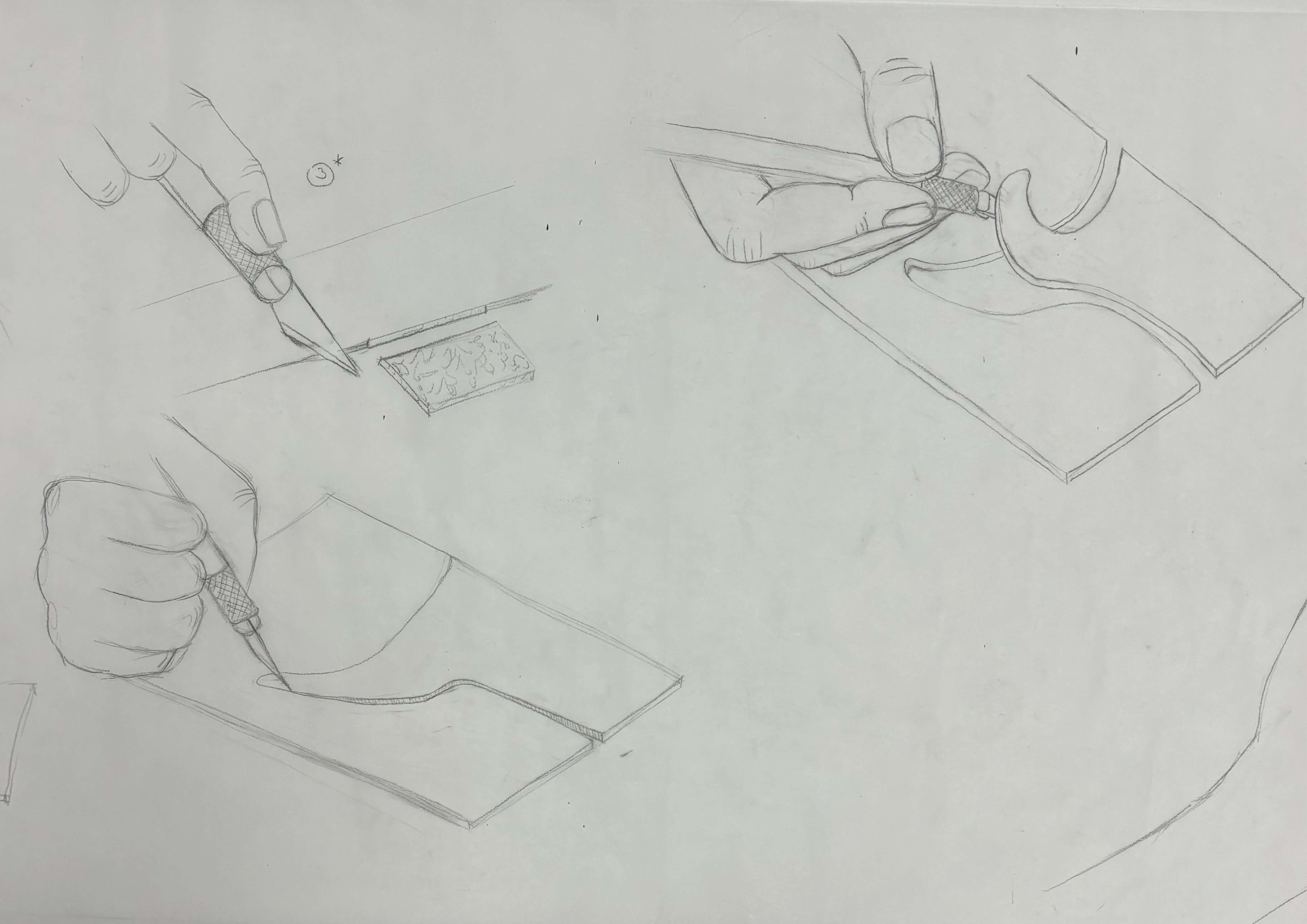 Digital product concept rendering with soft lighting