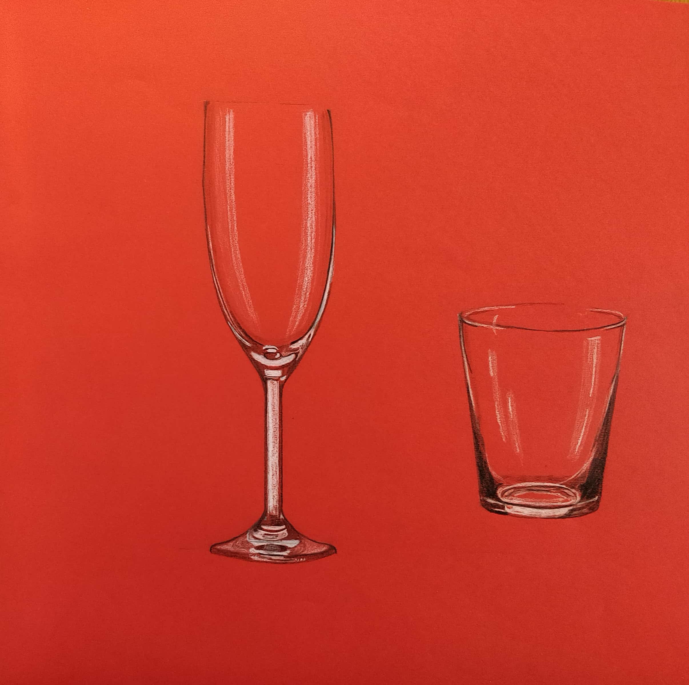 Sketchbook page with rounded product studies