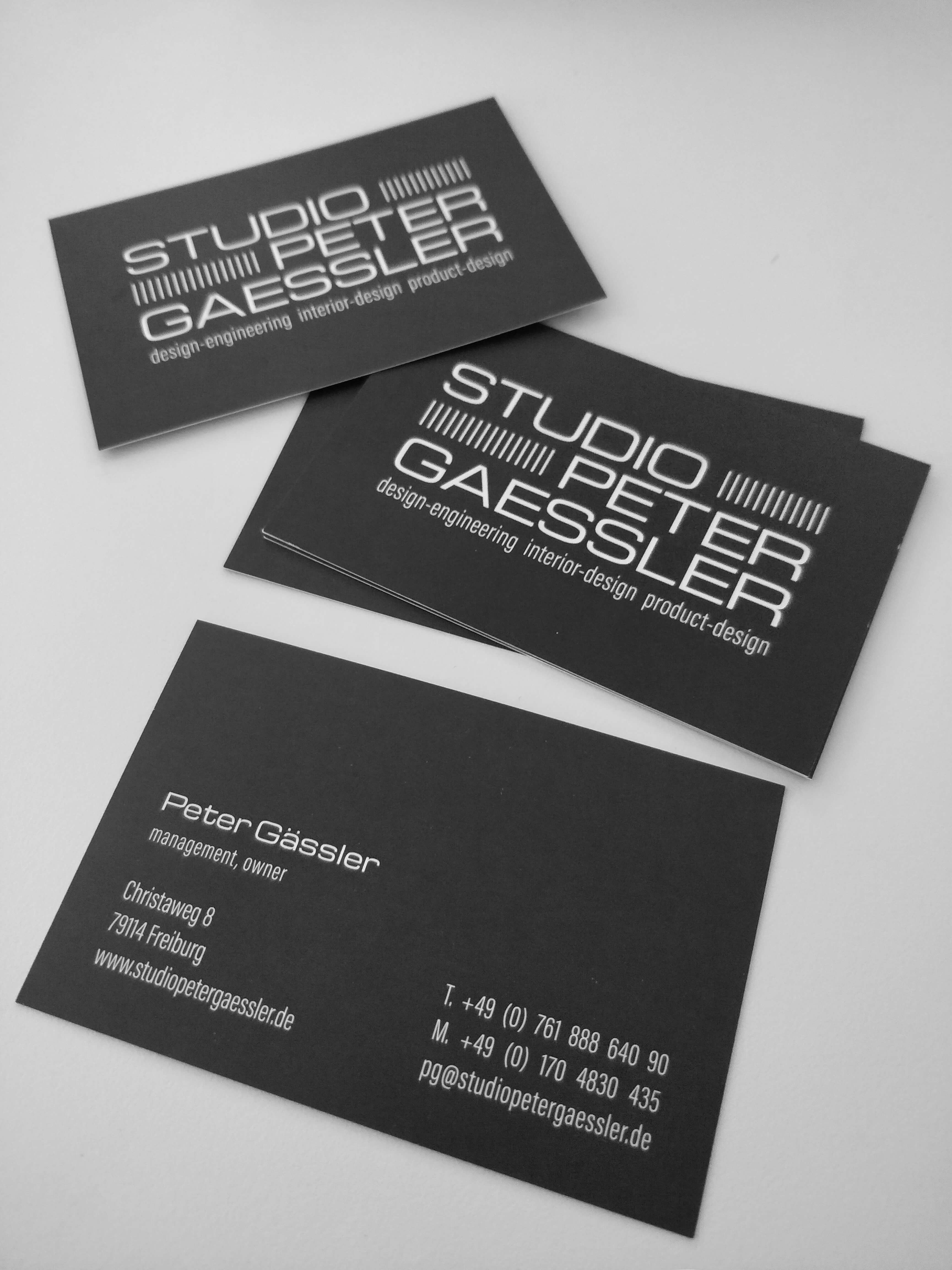 Close-up of SPG stationery with embossed logo